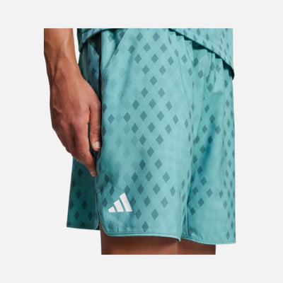 Adidas Club Tennis Climacool Graphic Shorts Powder Teal / Preloved Teal Men