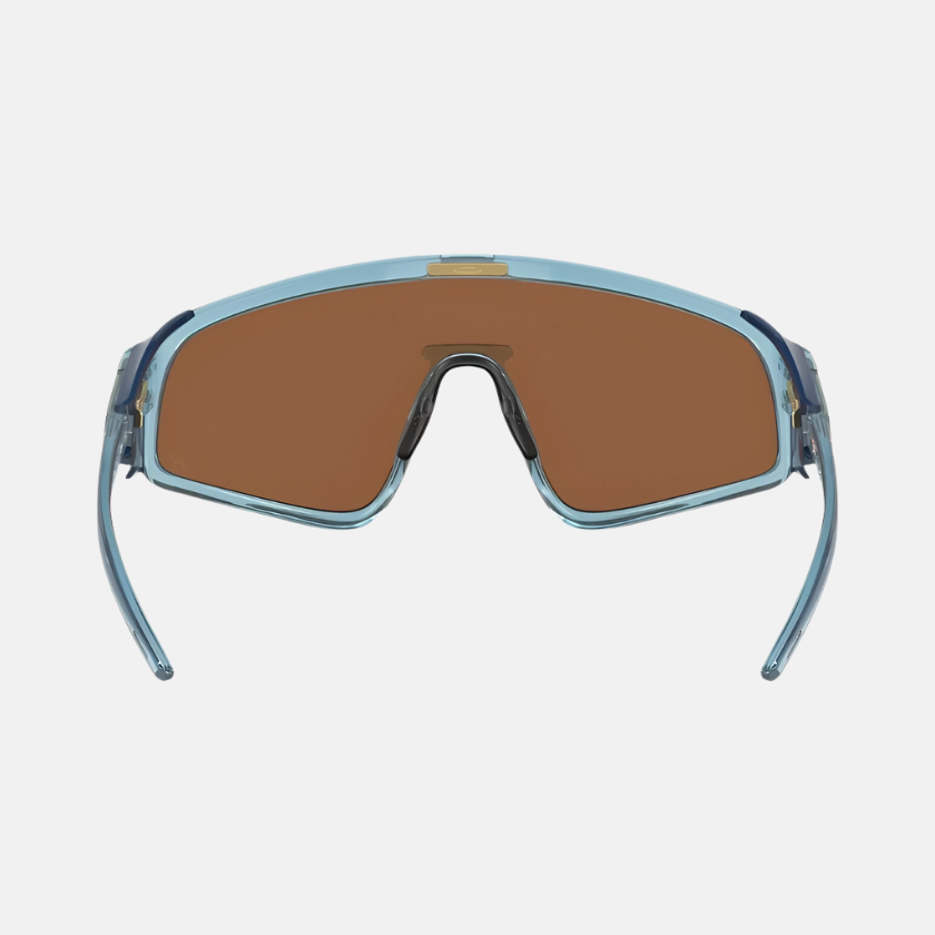 Oakley Latch Panel Prizm Tungsten Lenses Sports Sunglasses -Transparent Stonewash