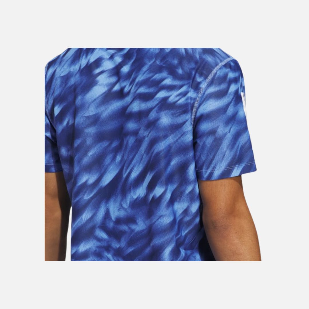 Adidas Own The Run Allover Print Tee - Men