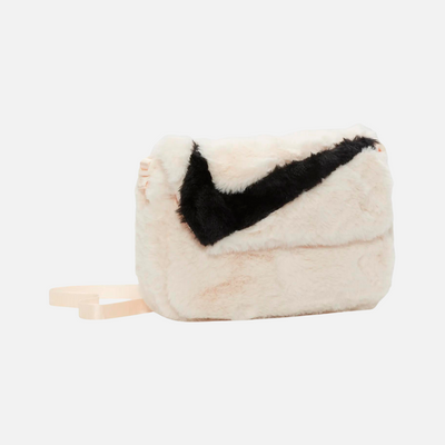 Nike Sportswear Futura 365 Faux Fur Crossbody Bag (1L) -Guava Ice/Guava Ice/Black