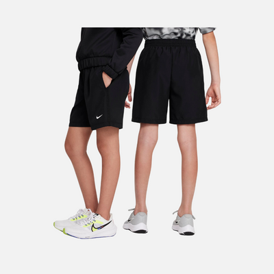 Nike Multi Big Kids Boys Dri-FIT Training Shorts -Black/White