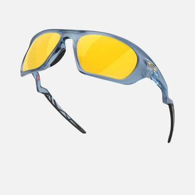Oakley Lateralis Sunglasses Matte Transparent Abyss/Prizm 24k Polarised Lenses