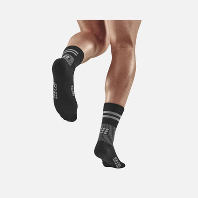 Cep Training Mid Cut Compression Socks,unisex  - Black