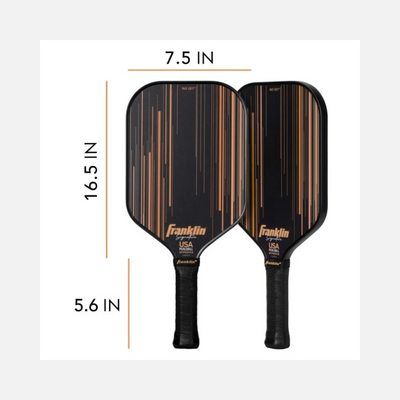 Franklin Signature Pickle Paddle 16MM -White/Black/Black/Gold