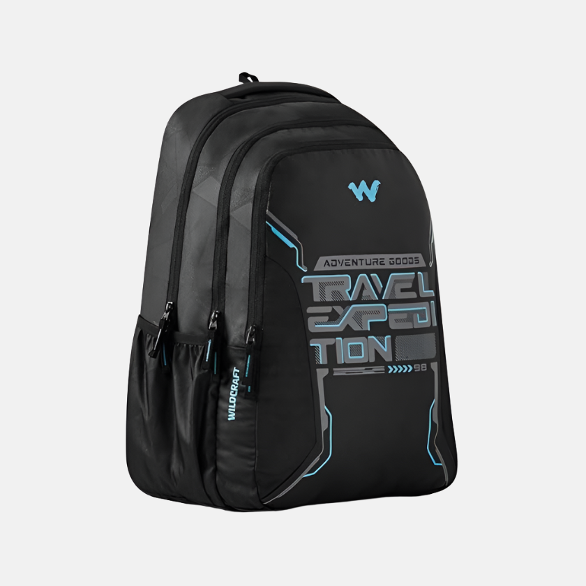 Wildcraft Blaze 45L Adventure Laptop Backpack -Black/Navy