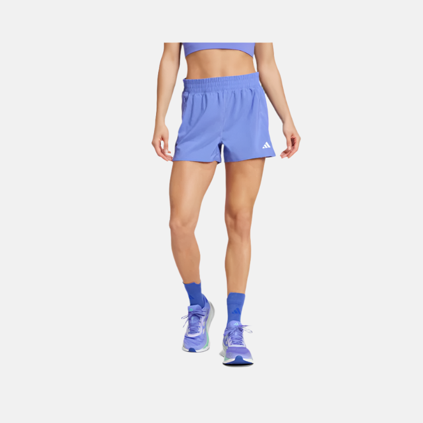 Adidas Own The Run Women's Running Shorts -Semi Cobalt Blue