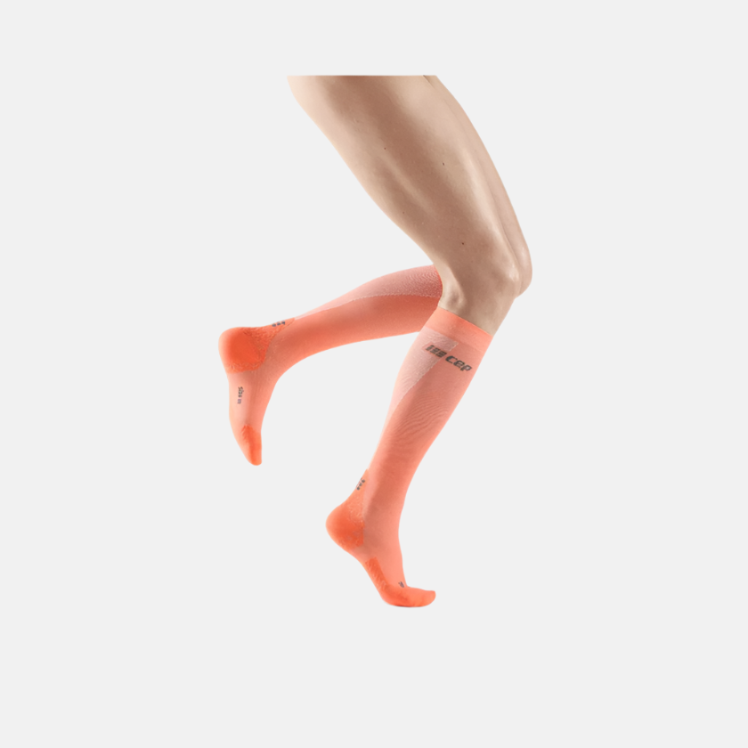 Cep Ultralight Women's Knee Socks -Coral/Cream