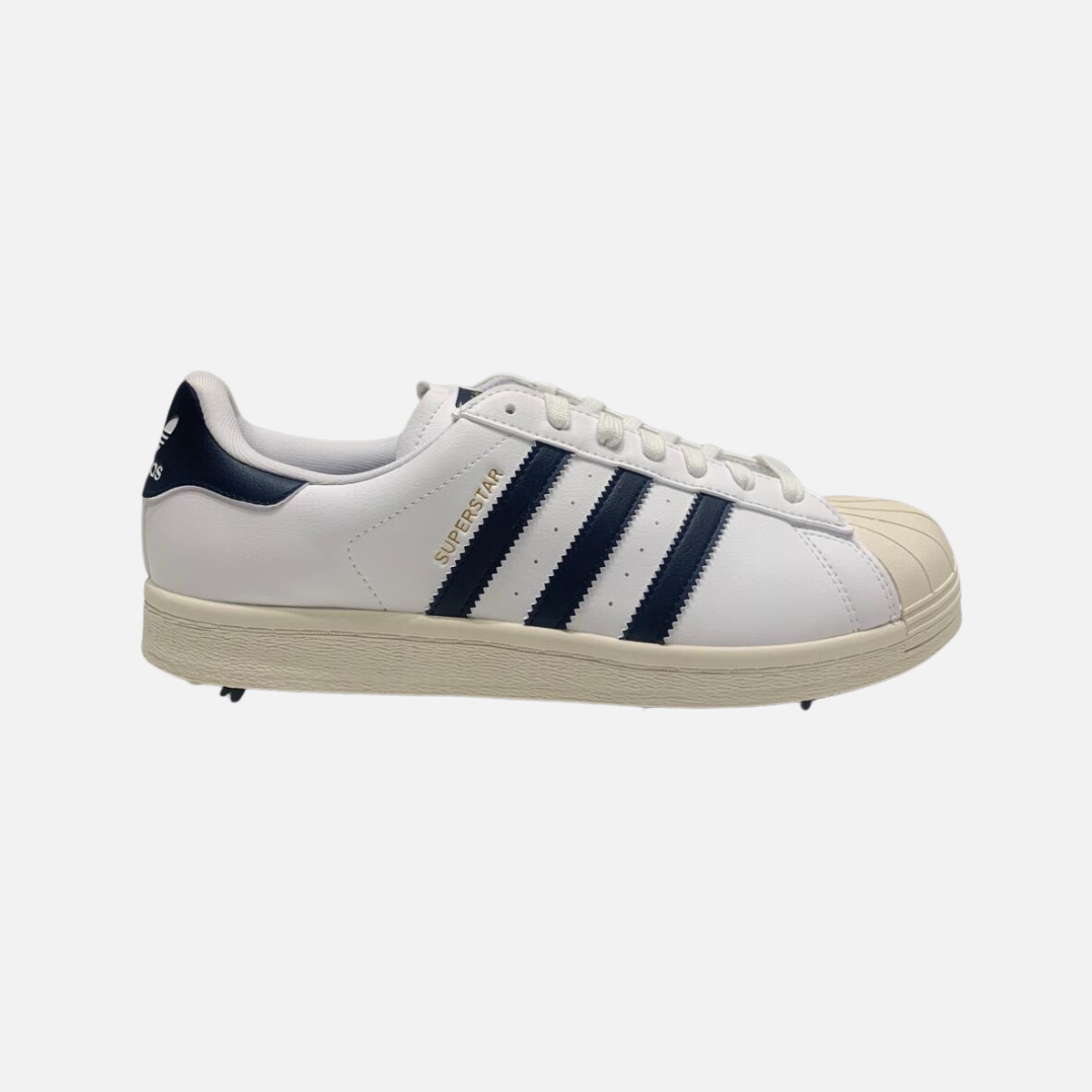 Adidas Superstar Unisex Golf Shoes -White/Collegiate Navy