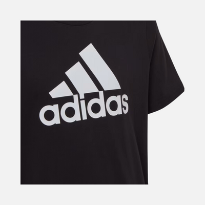 Adidas Essentials Big Logo Kids T-shirt (7-16 Years) - White/Black