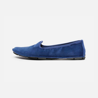 Vibram OneQ Slipon Velvet Women's Casual Shoes -Blue