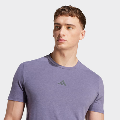 Adidas Designed for Training Workout Mens Tee - VOILET