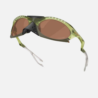 Oakley Plantaris Sunglasses Matte Transparent Fern/Prizm Tungsten Lenses