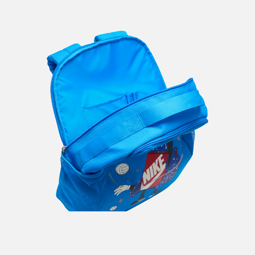 Nike Brasilia Kids' Backpack (12L) -Photo Blue/Photo Blue/White