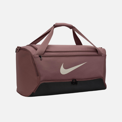Nike Brasilia 9.5 Training Duffel Bag (Medium 60L) -Smokey Mauve/Black/Light Orewood Brown