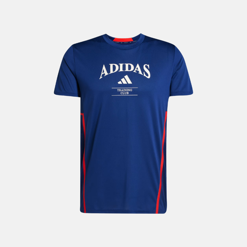 Adidas Designed-for-Training Legacy Men’s Training Tee – Dark Blue / Chalk White