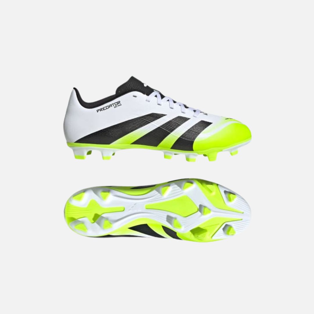 Adidas Predator Club Firm/Multi-Ground Boots Cloud White / Core Black / Lucid Lemon
