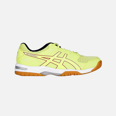 Asics Gel Courtmov+ Badminton Men Shoes -Glow Yellow Rust
