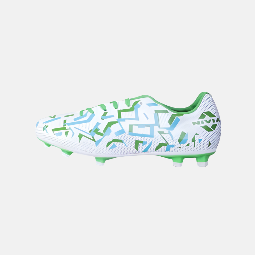 Nivia Encounter 10.0 Kids Football Studs -White