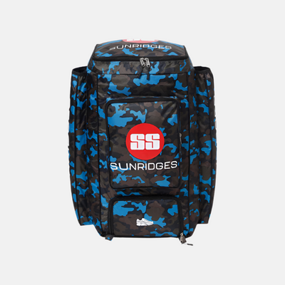 SS Camo Duffle BLUE Cricket Kit Bag