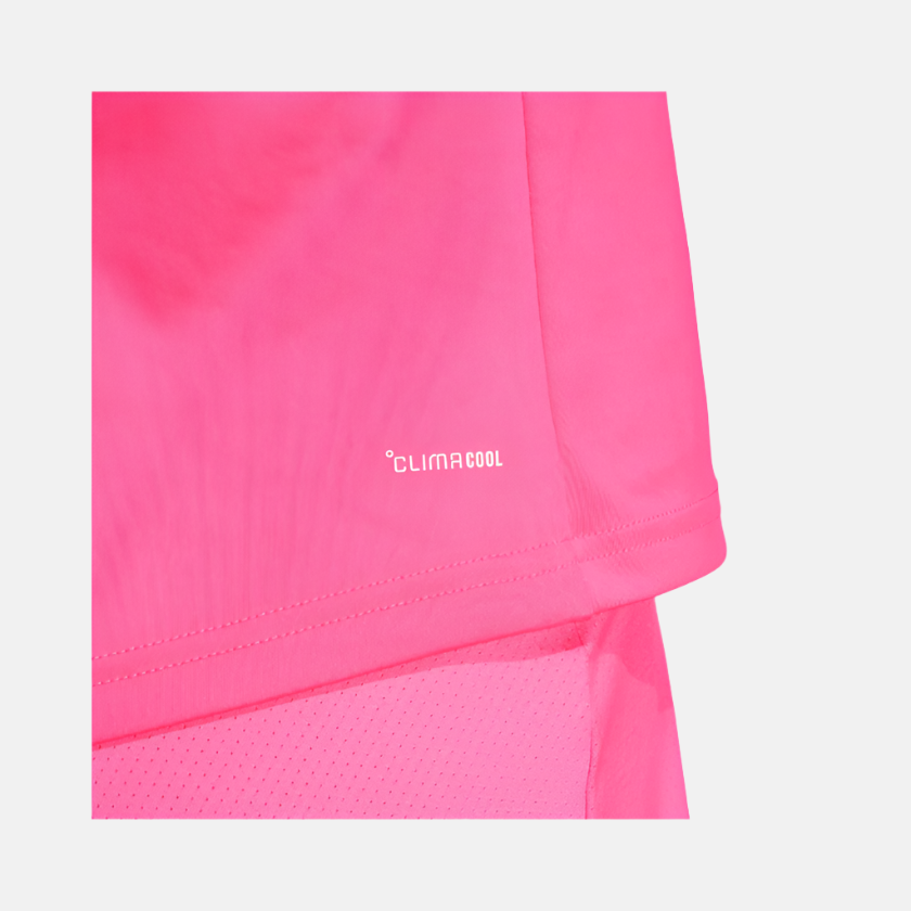 Adidas Club 3-Stripes Climacool Women's Tennis T-shirt -Lucid Pink