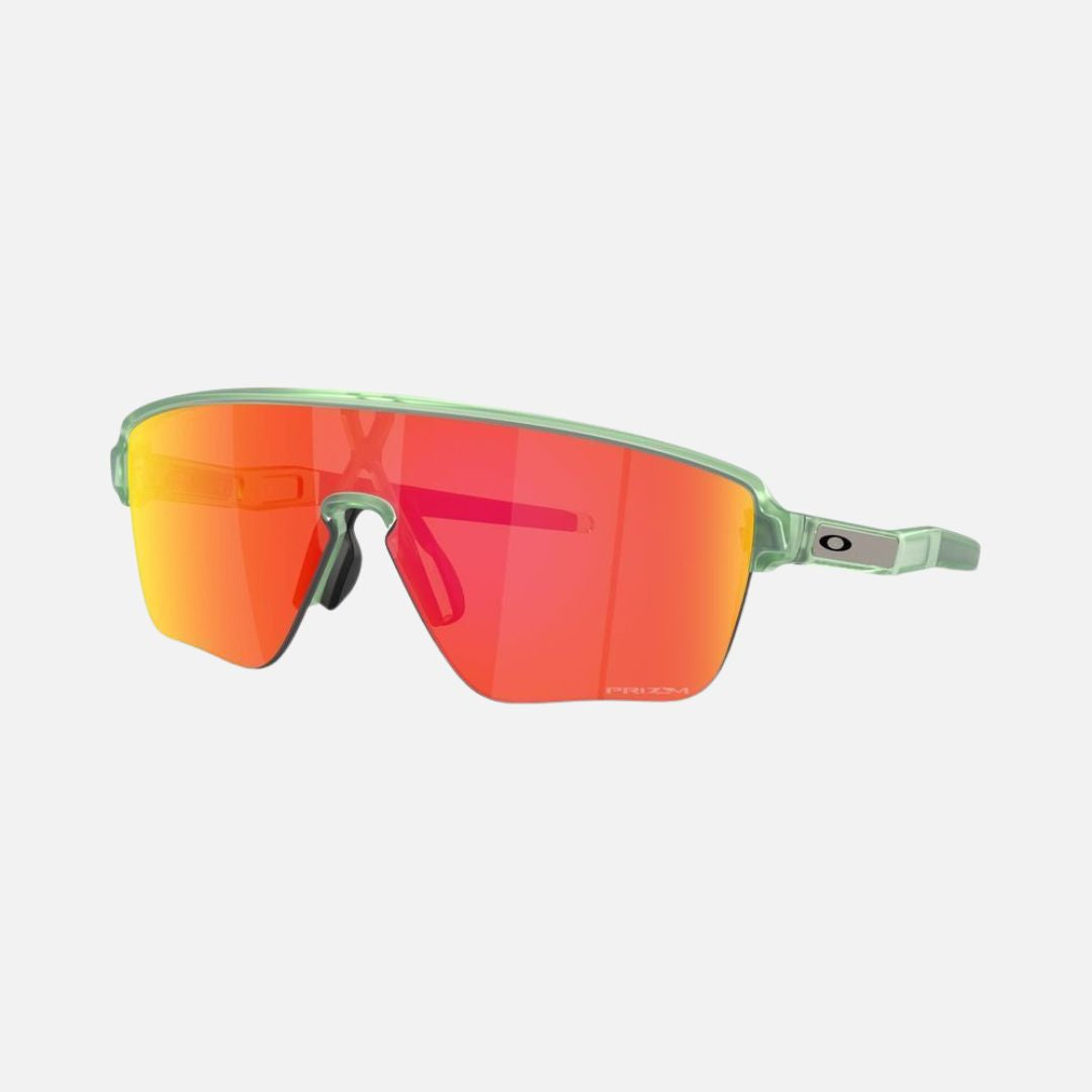 Oakley Corridor SQ Sunglasses Matte Transparent Jade/Prizm Ruby Lenses