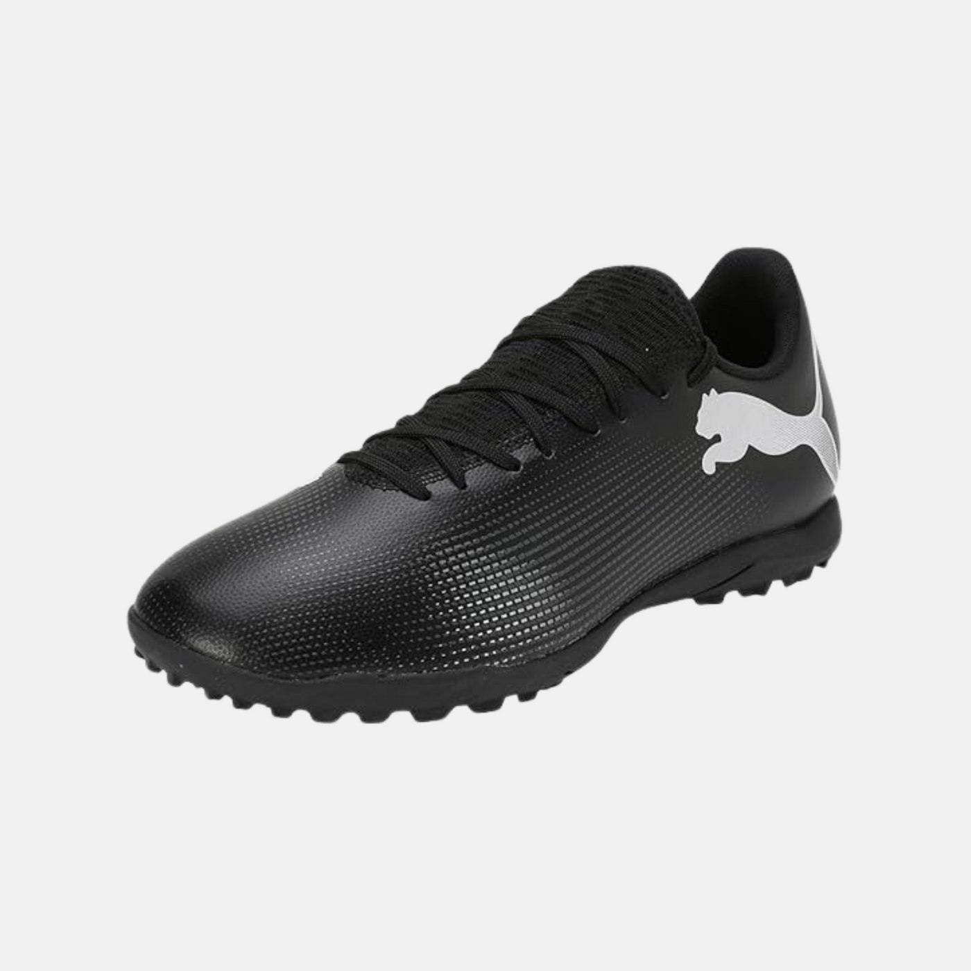 Puma Men Future 7 Play TT Football Shoe - Black/White