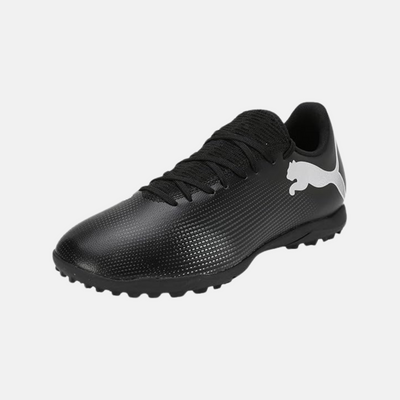 Puma Men Future 7 Play TT Football Shoe - Black/White