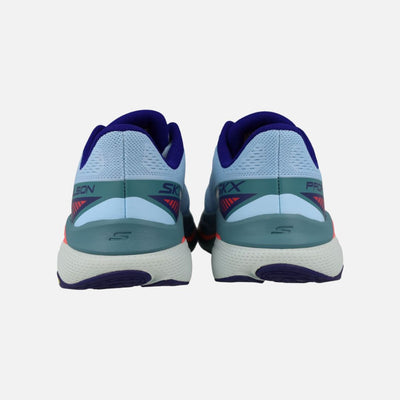 Skechers MAX CUSHIONING PROPULSION Womens Walking shoes -LIGHT BLUE/NAVY