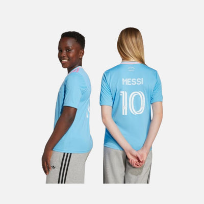 Adidas Inter Miami CF 25/26 Third Messi Jersey Kids Semi Blue Burst