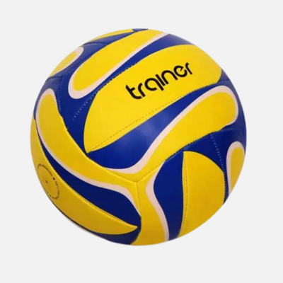 Nivia Trainer Synthetic 18 Pannel VolleyBall -Yellow/Blue