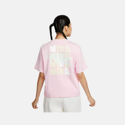 Nike Sportswear Women's Boxy T-Shirt -Pink Foam