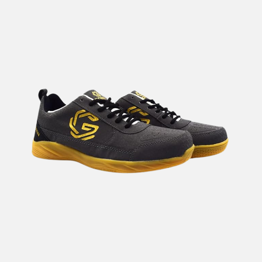 Gowin Smash 2.0 Mens Badminton Shoes Black Gold Gambol
