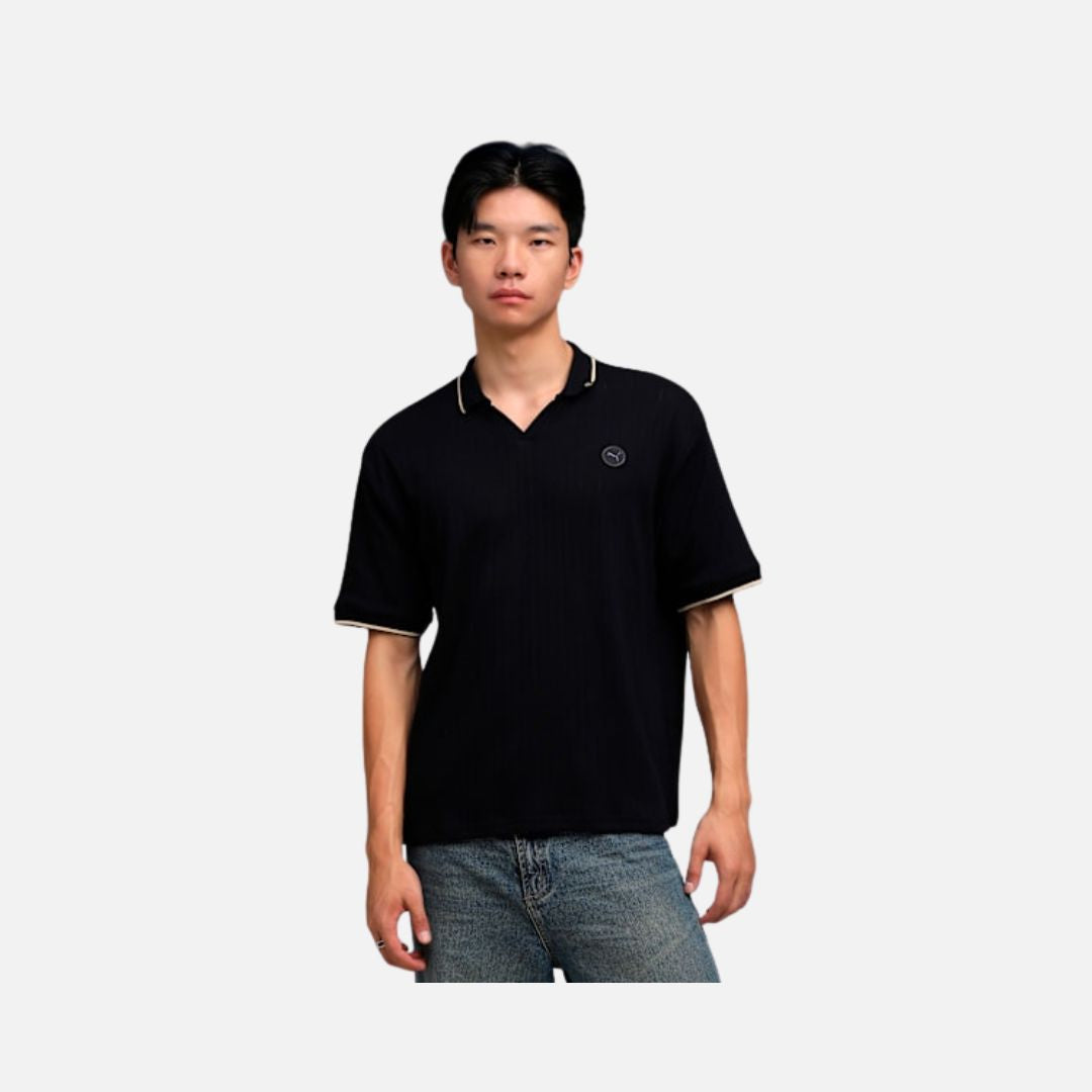 Puma Premium Essentials Men's Jacquard Rib Polo