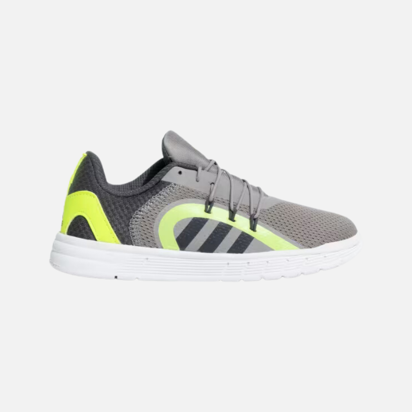 Adidas GameTalker 1.0 Kids Unisex Shoes (4-16Year) -Dove Grey/Grey Six/Lucid Lemon