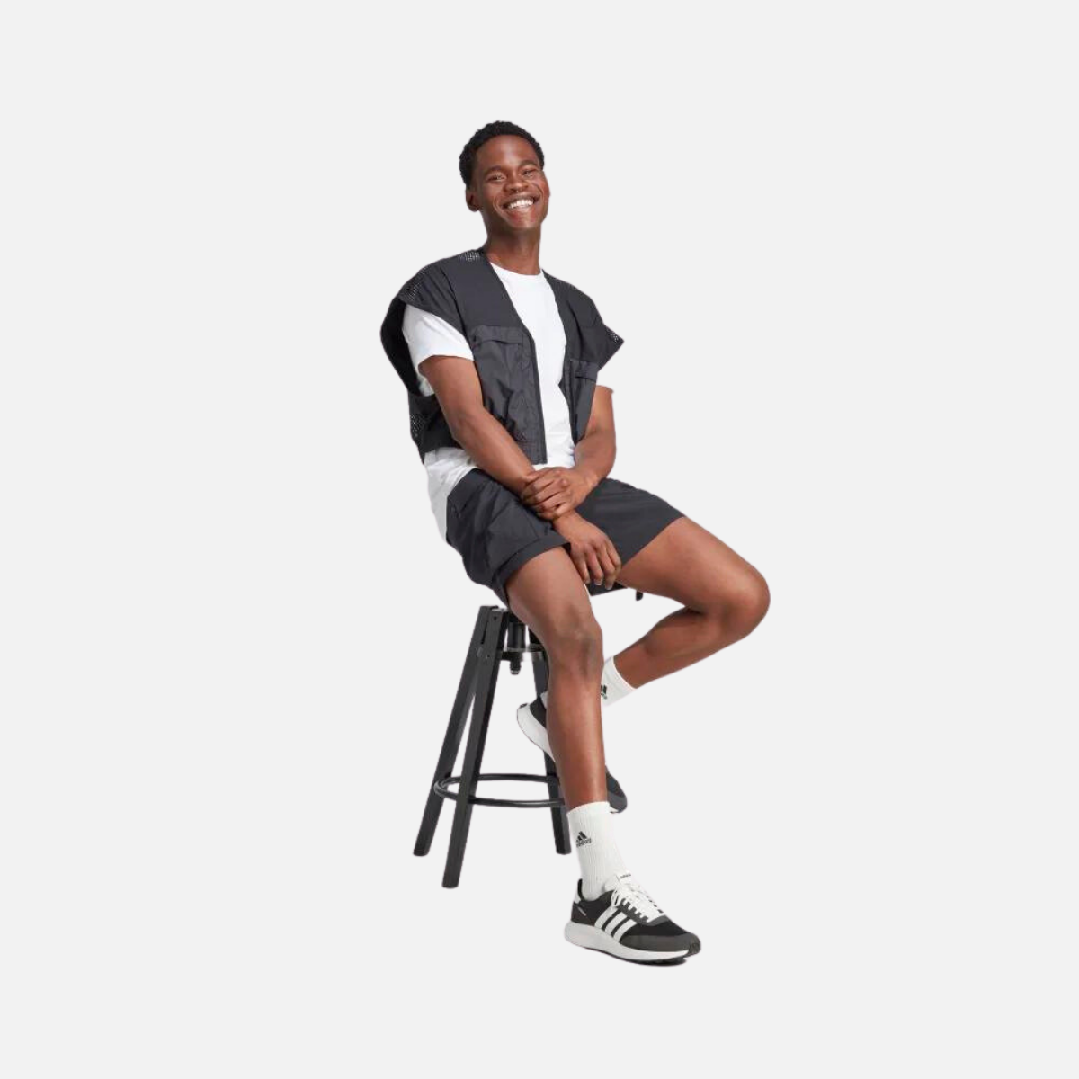 Adidas City Escape Cargo Sportswear Men Shorts -Black