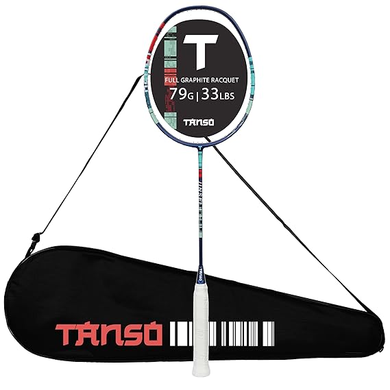 Tanso Jinsei Full Graphite Badminton Racquet -Navy