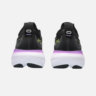 Asics GEL-NIMBUS 25 Women's Running Shoes - Black/Glow Yellow