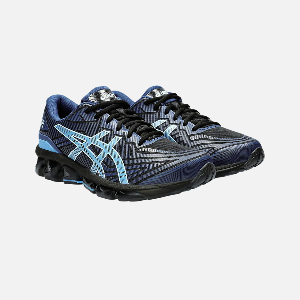 Asics GEL-QUANTUM 360 VII Men's Running Shoes- BLACK/MIDNIGHT BLUE