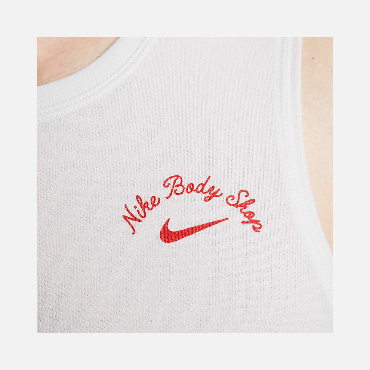 Nike Dri-FIT Miler Men's Running Tank -White/red