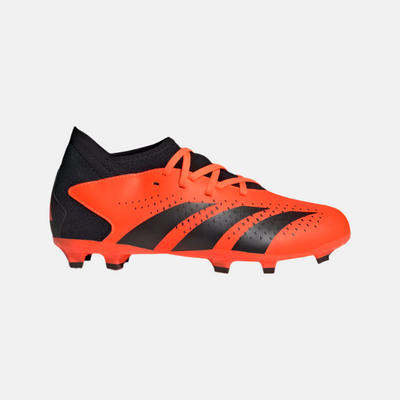 Adidas Predator Accuracy.3 Firm Ground Kids Unisex Football Shoes (4-7 Years) -Team Solar Orange/Core Black/Core Black