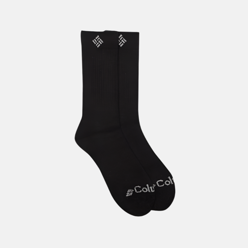 Columbia Unisex Grey Socks Mn 2P Wool Thermal Crew -Black/Grey