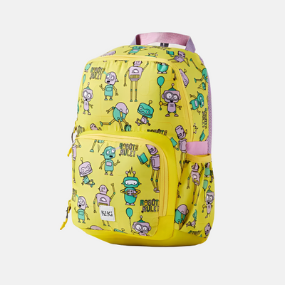 Wildcraft Wiki Champ 1 Backpack 11 L -Yellow Robot/Ocean Red
