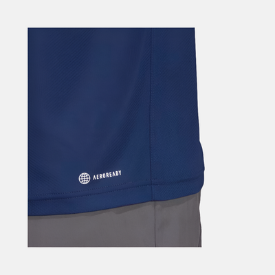 Adidas Train Essentials Men's Training Polo T-shirt -Dark Blue/White