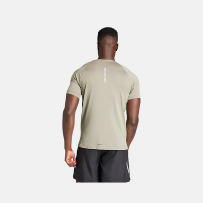 Adidas Gym Training Men's T-shirt -Silver Pebble