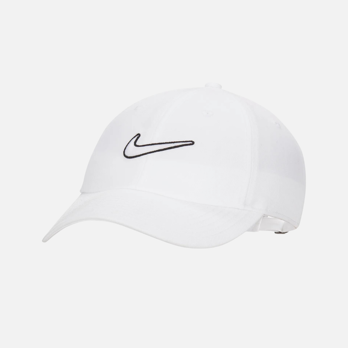 Nike Club Unstructured Swoosh Cap -White/White