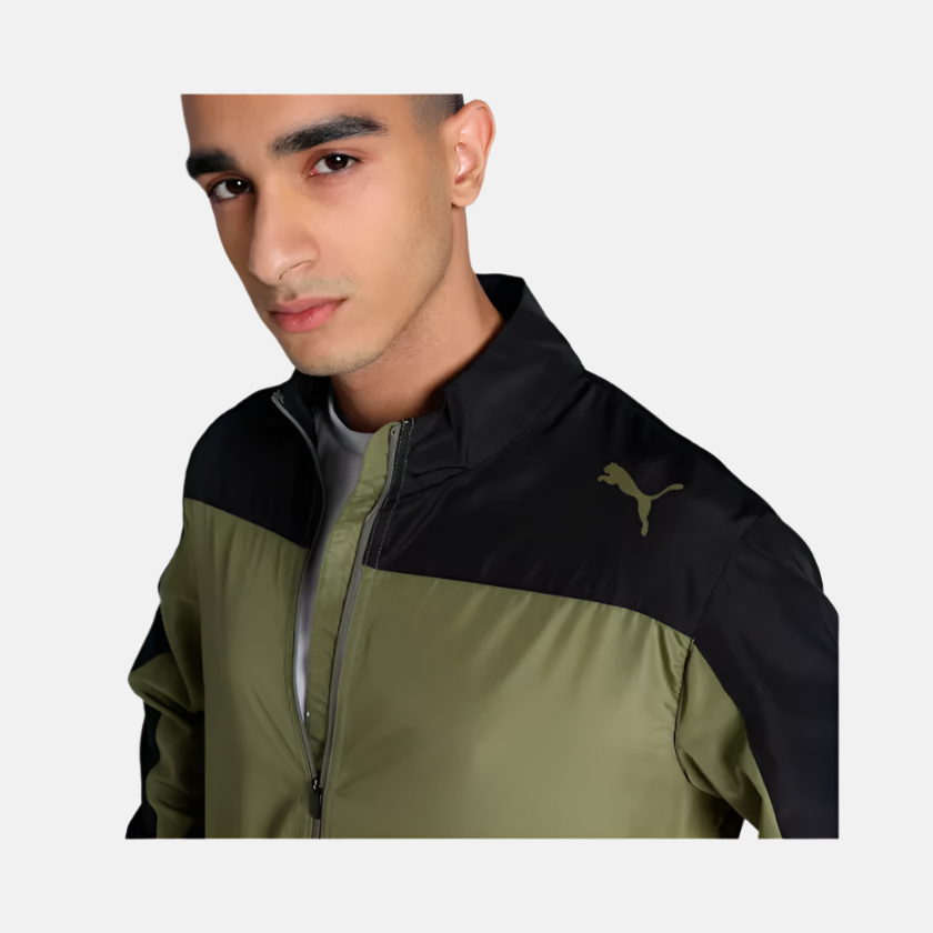 Puma Train Favorite Regular Fit Men's Tracksuit -Olive