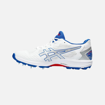 Asics Strike Rate FF Mens Cricket Shoes - White/Pure Silver