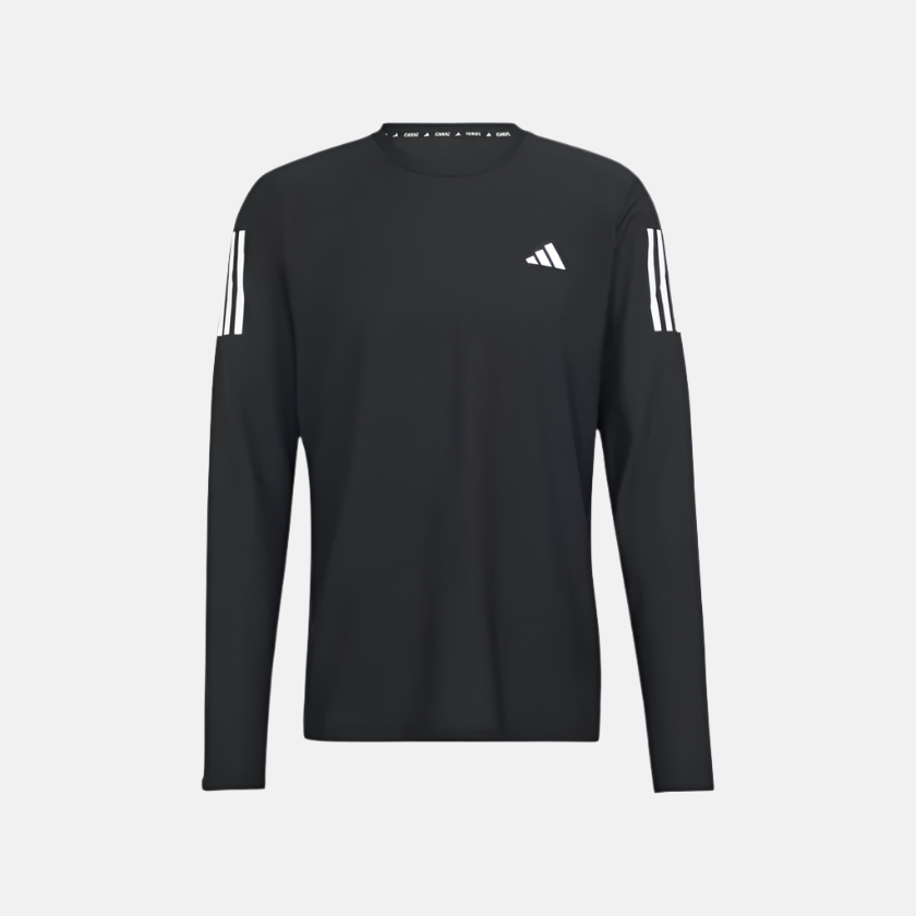 Adidas Own The Run Long Sleeve Men's Running T-shirt -Black