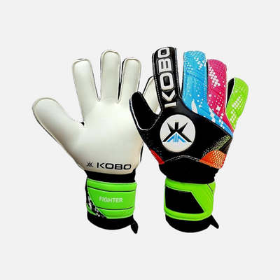 Kobo 2327-G-K Adult Goal Keeper Gloves Medium -Multi Colour