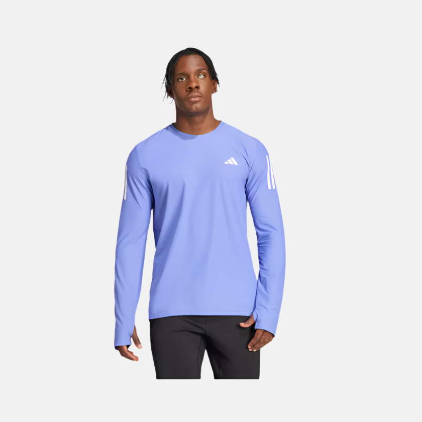 Adidas Own the Run Men's Running T-shirt -Semi Cobalt Blue